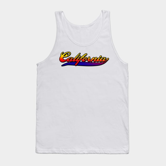 California Tank Top by JCD666